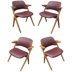 Set of Four Armchairs by Bengt Ruda