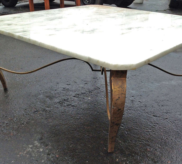 Arturo Pani center/coffee table bronce and marble 1