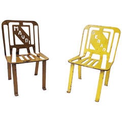 “Mauri" and "Gerar" Prototype Children's Chairs by Pedro Ramírez Vázquez