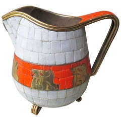 Pitcher by Salvador Teran Signed Pitcher by Salvador Teran Signed