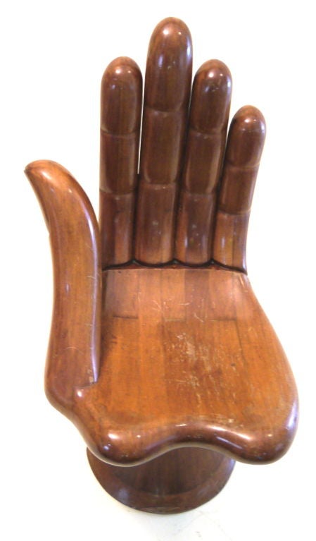 PEDRO FRIEDEBERG  Hand Chair wood 70`s classic MOMA 1