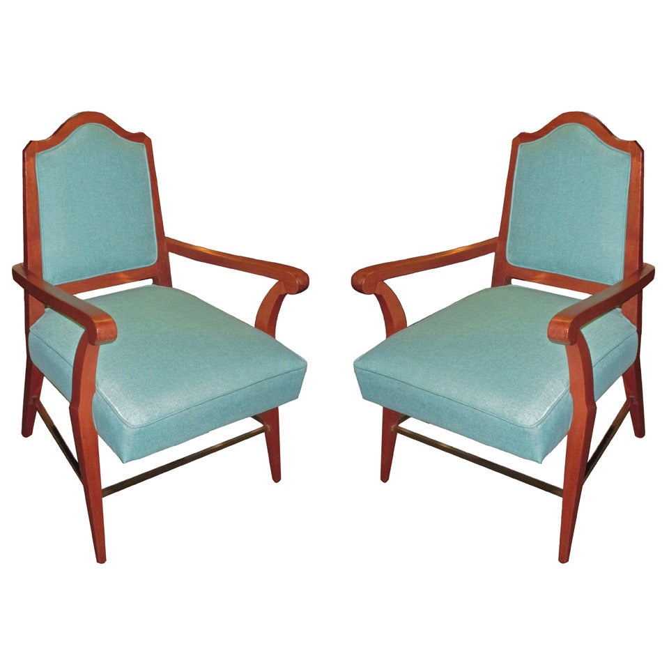 Pair of Arturo Pani Armchairs For Sale