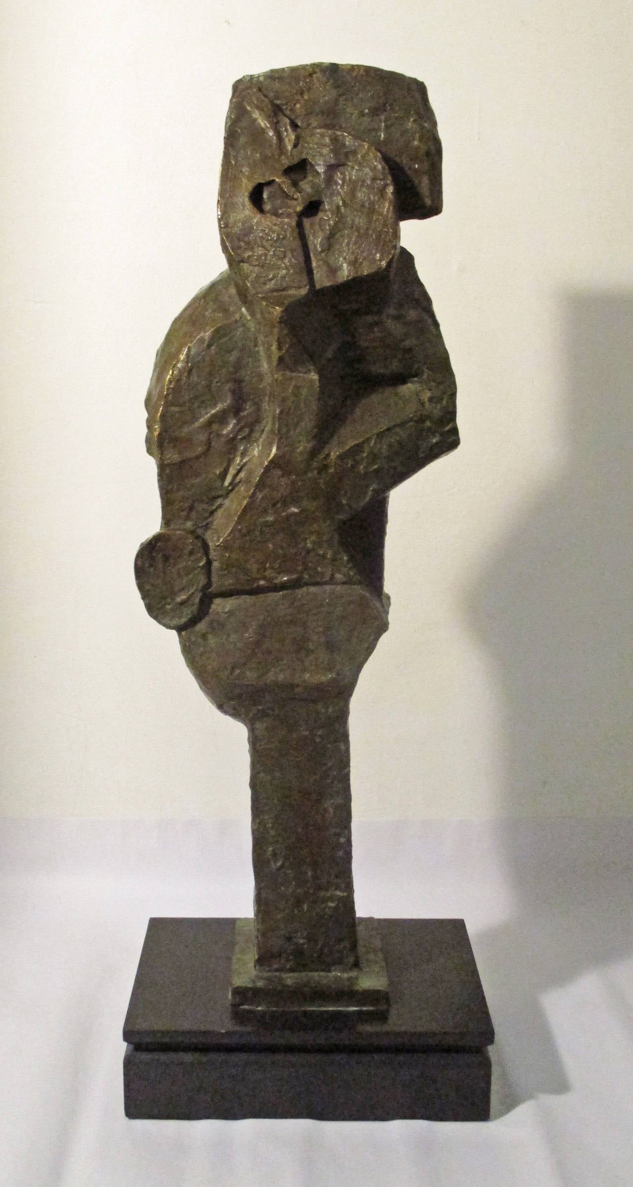 Miguel Ángel Alamilla bronze sculpture signed. Mexican artist borned in 1955.