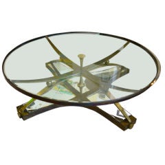 Arturo Pani Coffee Table Brass Large Size