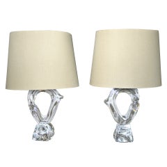 Daum Pair of table lamps