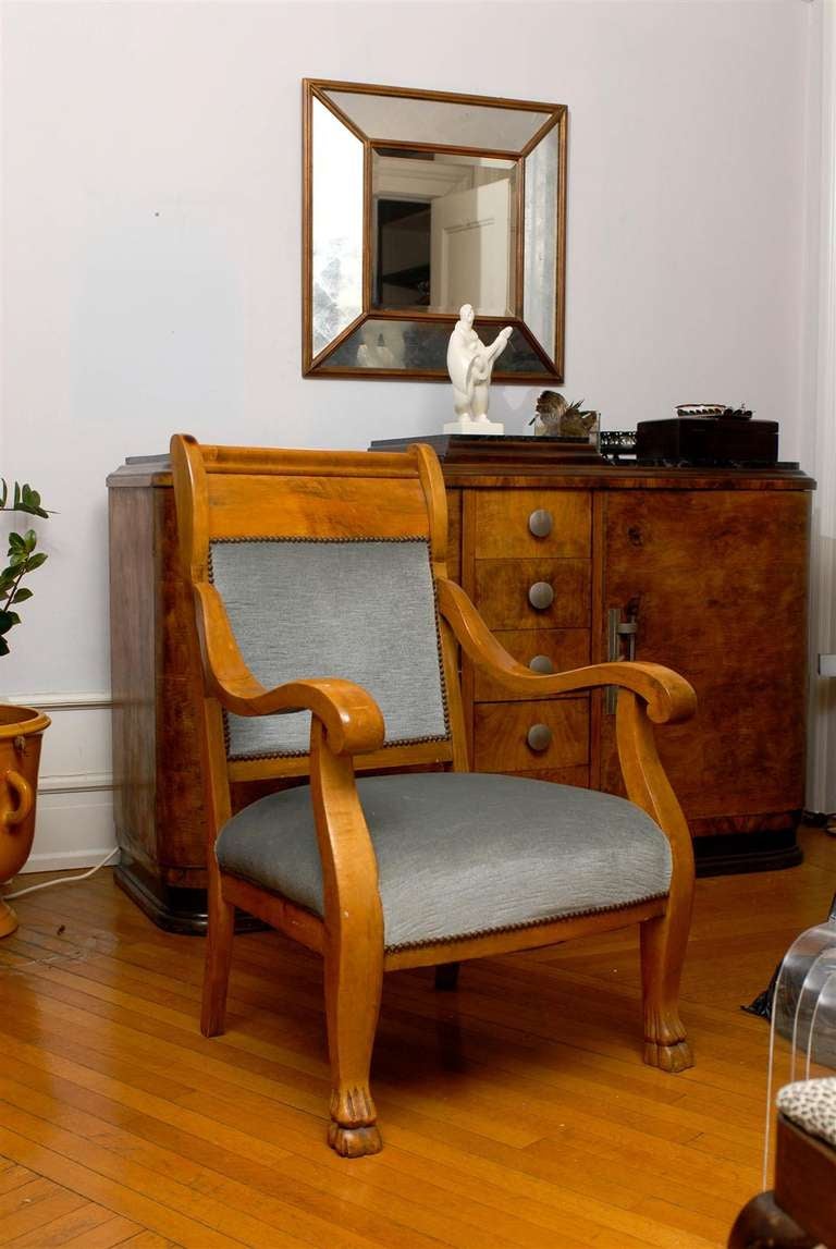 German Biedermeier Arm Chair