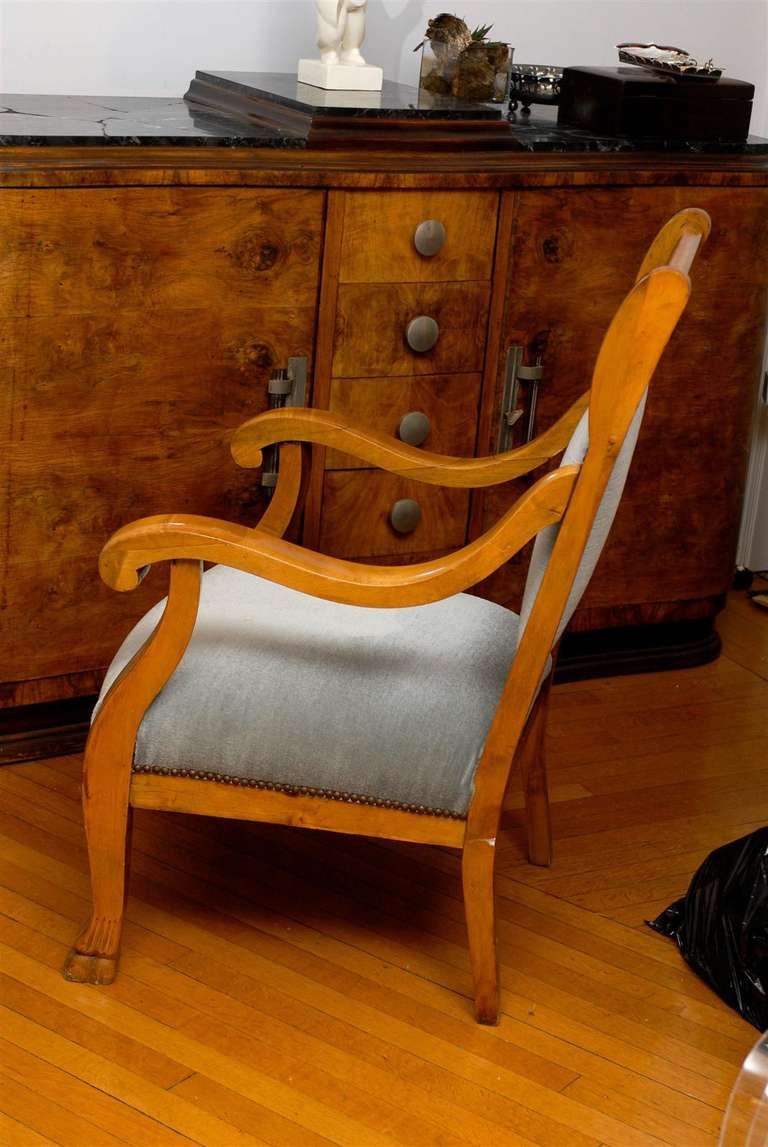 Biedermeier Arm Chair In Excellent Condition In Atlanta, GA
