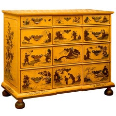 Commode Chinoiserie en or de Baker