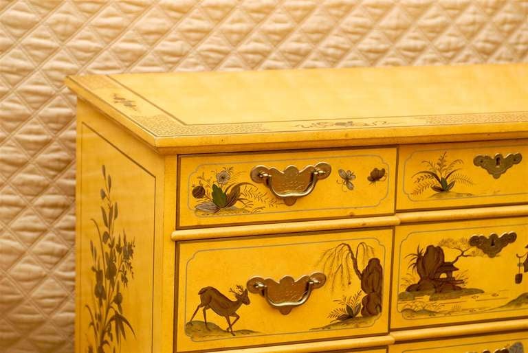 Gold Chinoiserie Chest by Baker 1