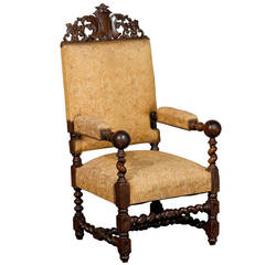 19th Century Throne Chair