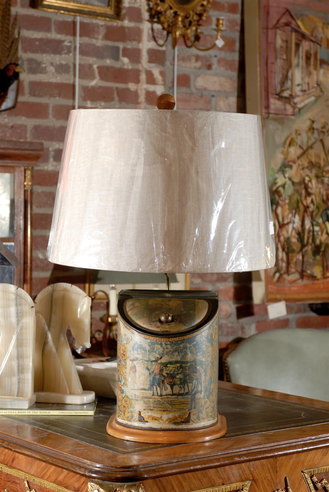 Tea Canister Lamp at 1stDibs