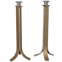 Pair of Art Deco Candlesticks 6