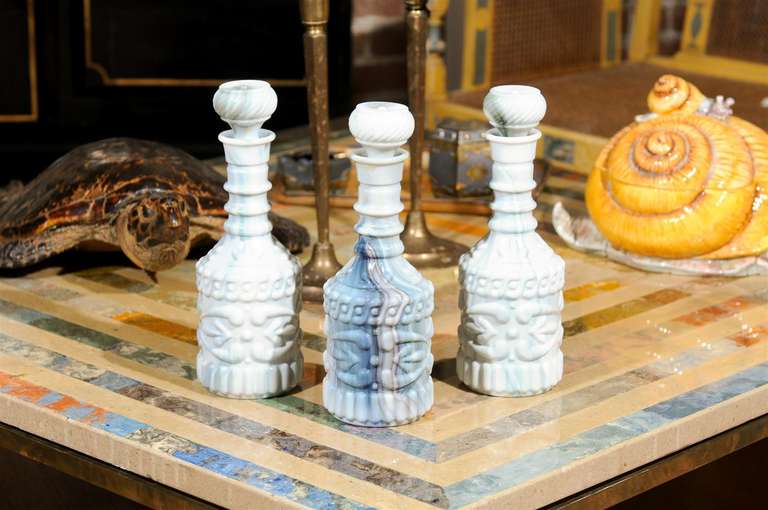 Set of 1960's Glass Decanters