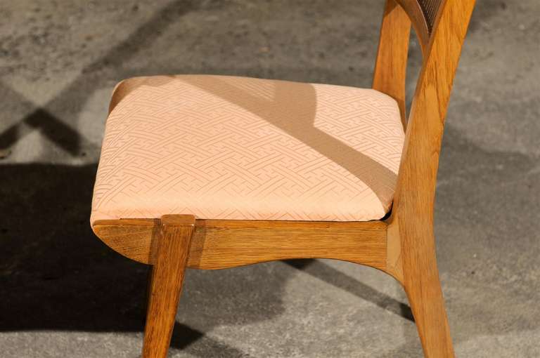 Upholstery Modernist Dining Suite Designed by John O. Van Koert for Drexel's Profile Series