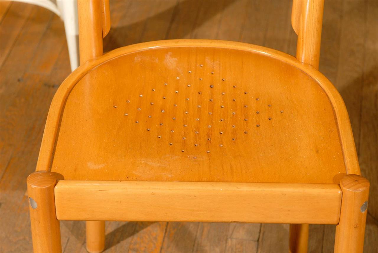 Midcentury Pair of Beechwood Chairs 2