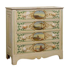 Continental Painted Chest