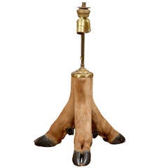 Retro Elk Hoof Table Lamp