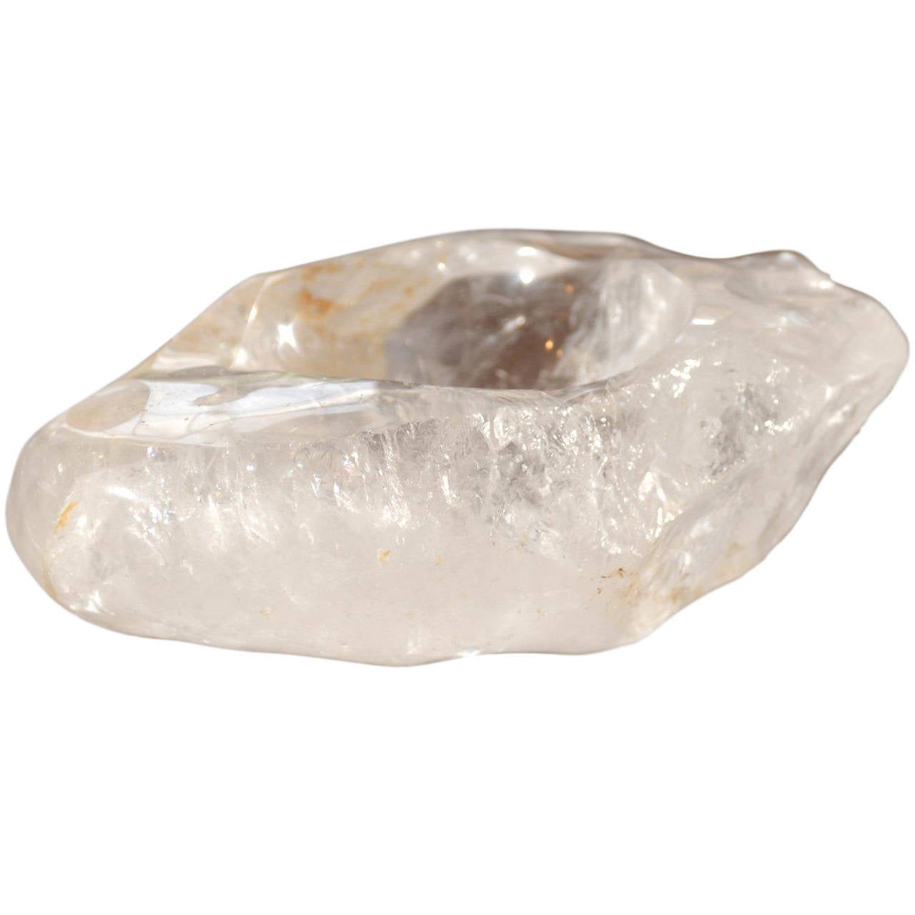 Natural Rock Crystal Ashtray at 1stDibs