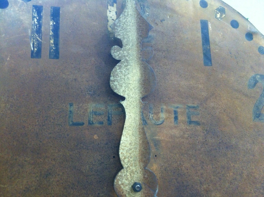 Large French Clock Tower Face