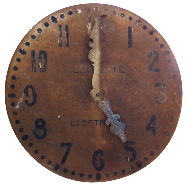 Large French Clock Tower Face