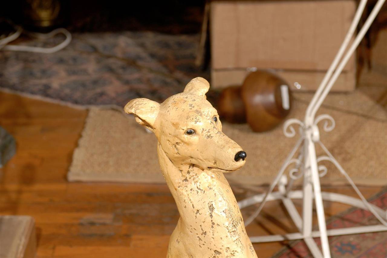 Midcentury Italian Greyhound Statue 1