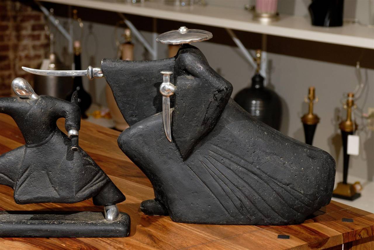 Pair of Samurai Sculptures For Sale at 1stDibs samurai sculptures