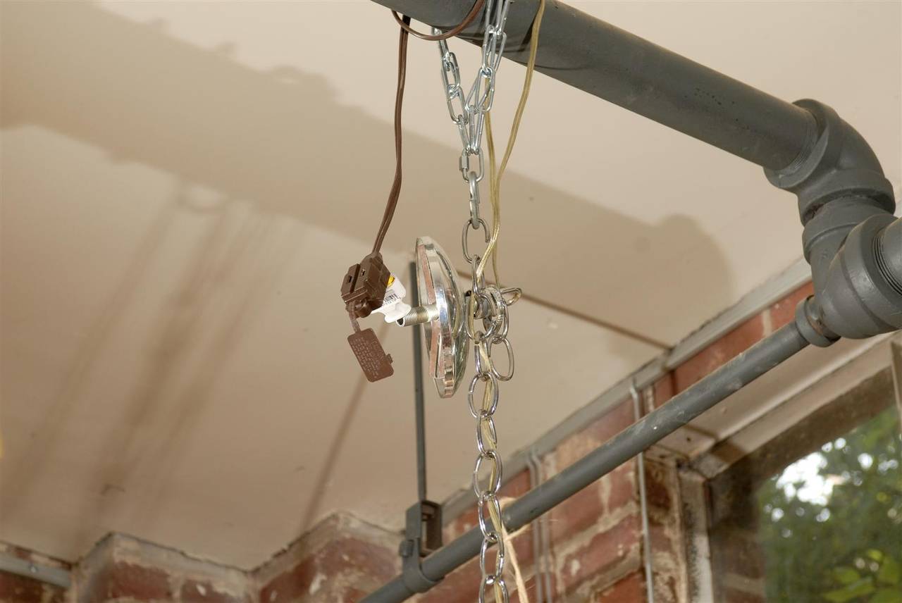Lucite and Chrome Waterfall Chandelier 4