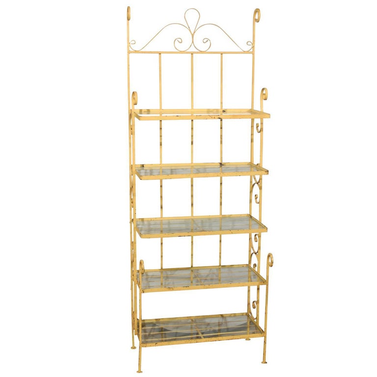 Mid century bakers rack sale