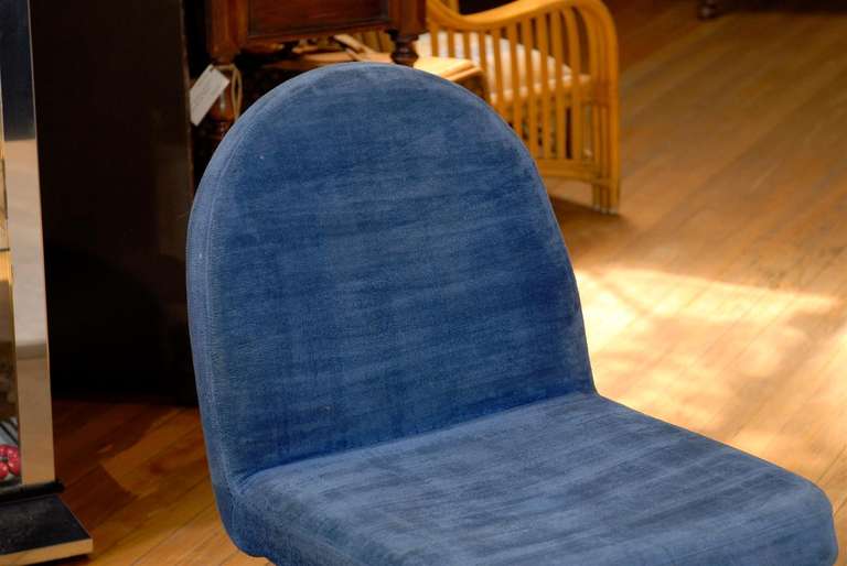 Upholstery Italian Mid Century Modern Desk Chair