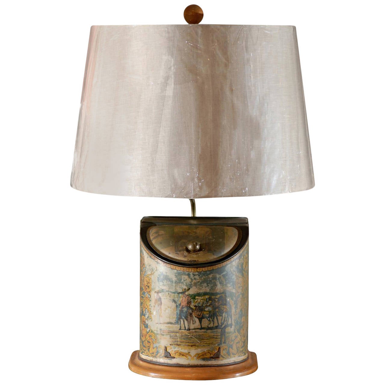 Tea Canister Lamp at 1stDibs