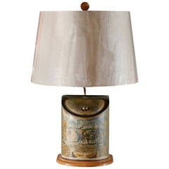 Antique Tea Canister Lamp