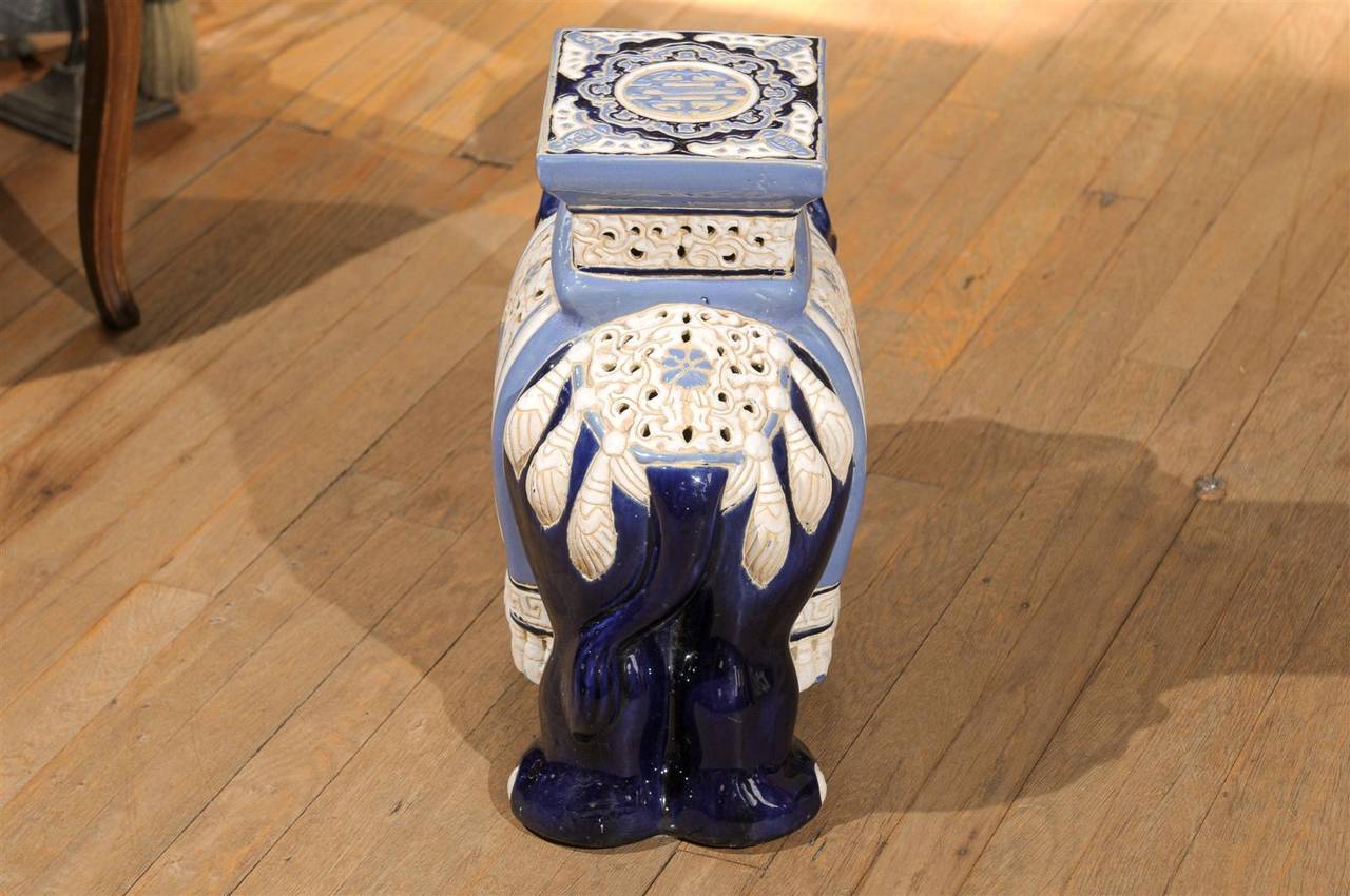 Petite Elephant Garden Stool 2