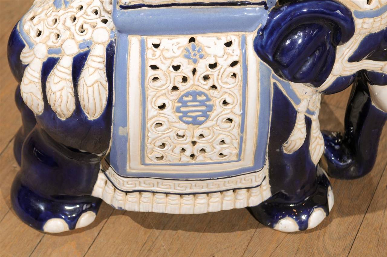 Petite Elephant Garden Stool 3