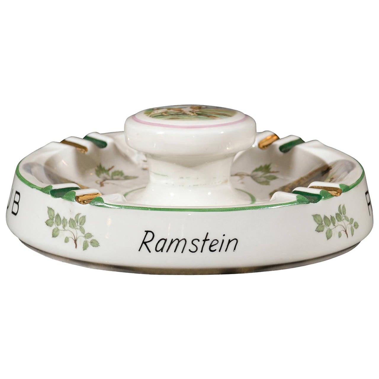 Large Vintage German Lodge Ashtray at 1stDibs
