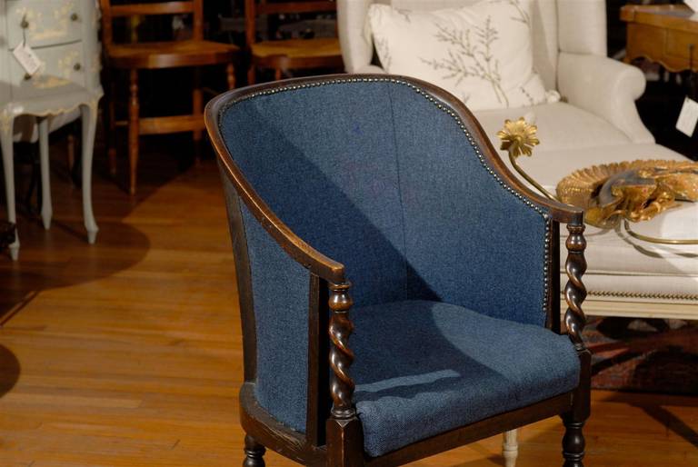 19th Century Barley Twist Armchair