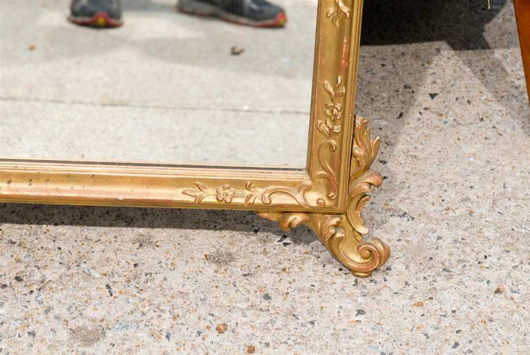 Italian Hand-Carved Rococo Gilt Mirror 5