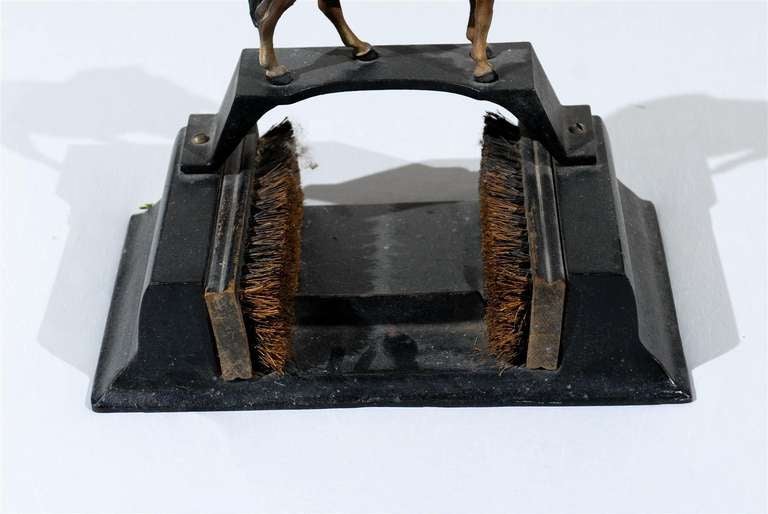 cast iron horse boot scraper