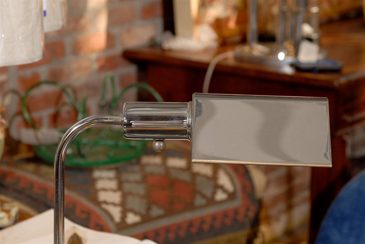 Mid Century Modern Chrome Desk Lamp 3