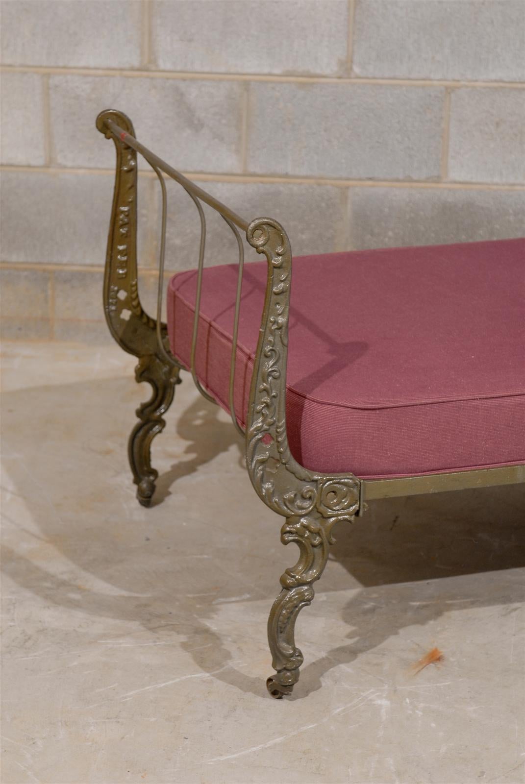 Victorian Cast Iron Roll Away Day Bed at 1stDibs victorian day bed