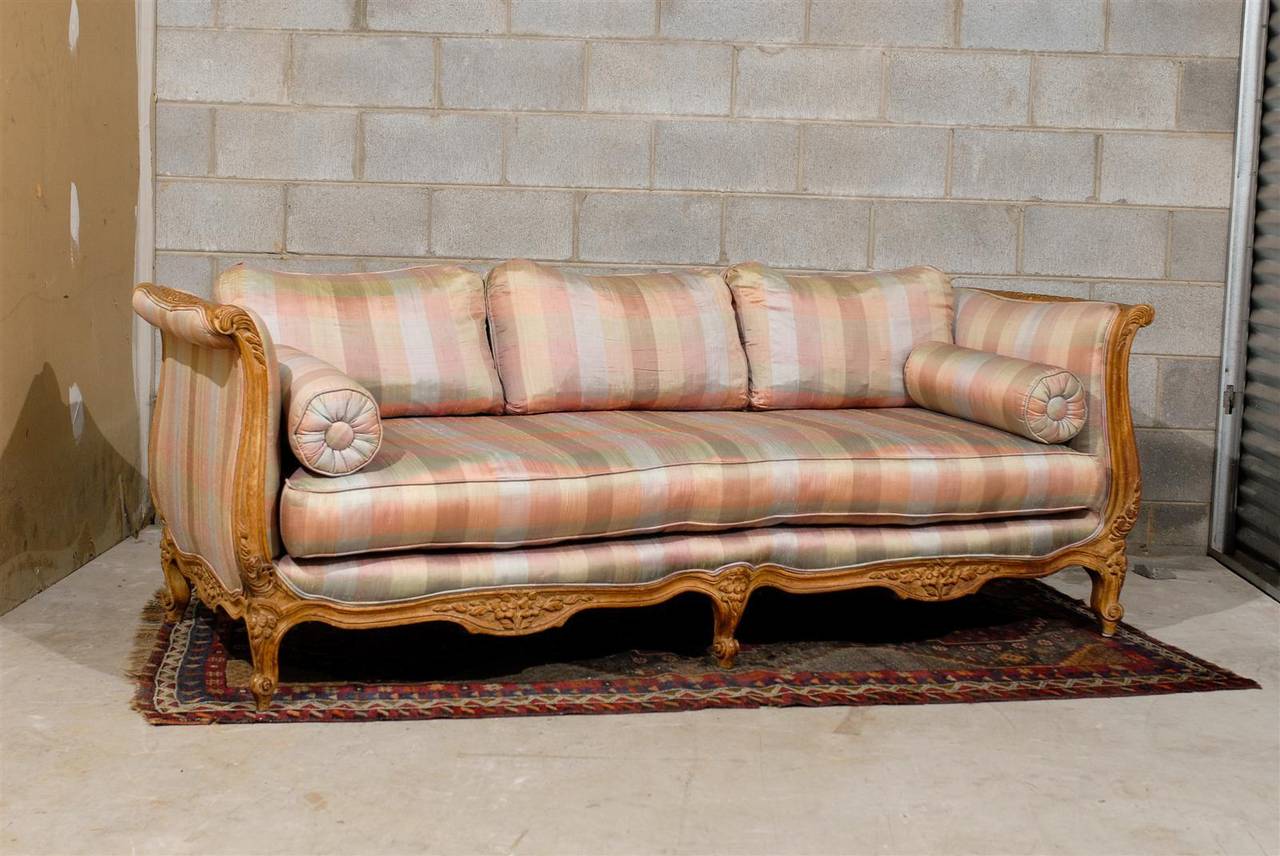 hollywood regency style sofa