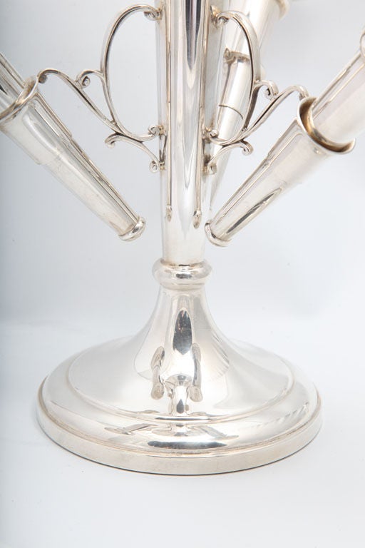 Contemporary Sterling Silver Epergne