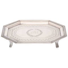 Georgian (George III) Sterling Silver Octagonal Footed Salver 10