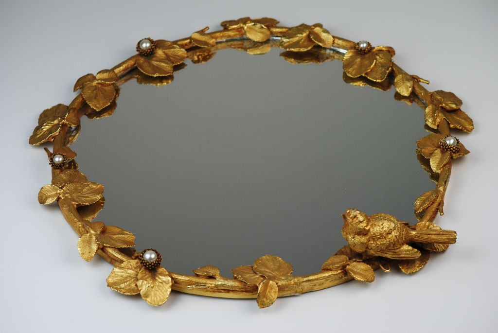 French Fondica Accessory Display Mirror