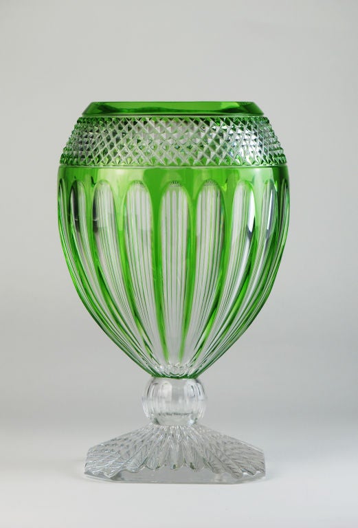 Italian Crystal Orphos Vase by Mario Cioni