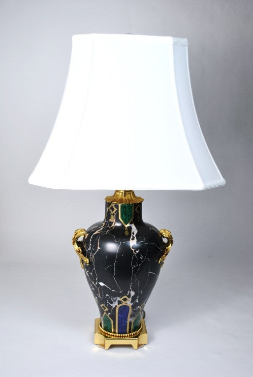 Pair of Italian Table Lamps by Mangani