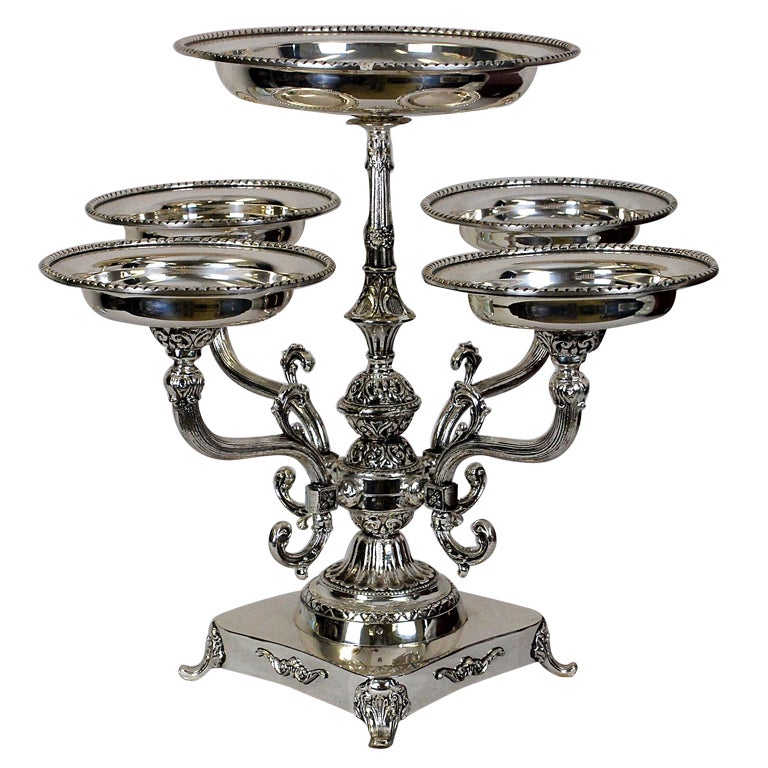 Regency-Style Epergne For Sale