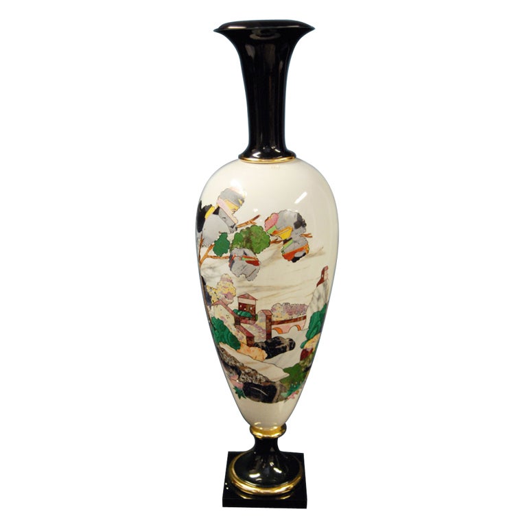 Italian Art-Deco Vase by Campostrini & Trallori For Sale