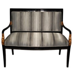 French-Empire Style Settee by Baker