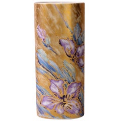 Cylinder-Form Porcelain Vase by AK Kaiser
