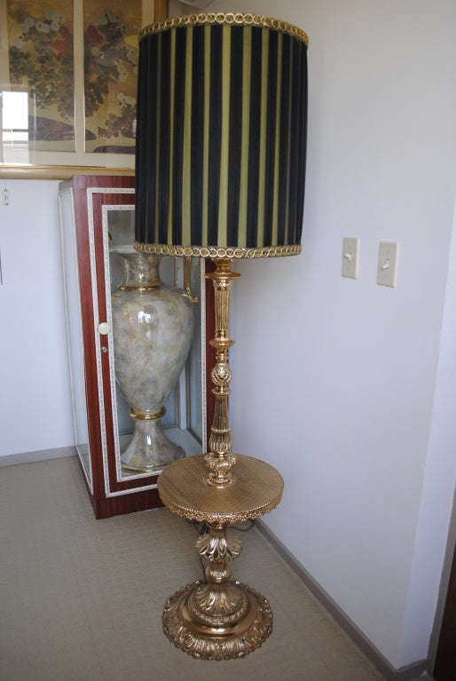 American Brass Floor Lamp